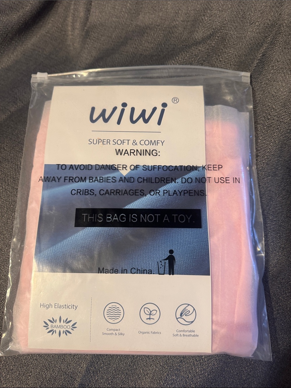 Wiwi Super Soft Pink Face Mask — Comfortable Women's Mask